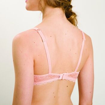 Soutien-gorge corbeille rose poudré Camélia 5