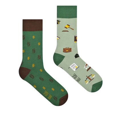 Calcetines de abogado | calcetines casuales desiguales