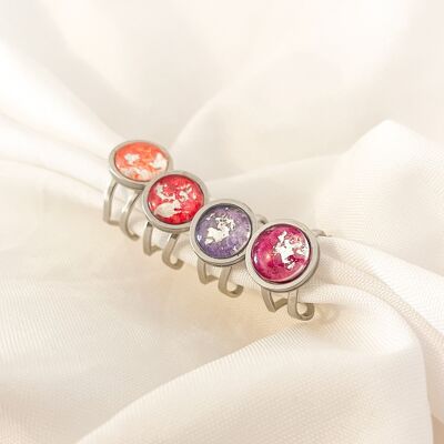 Men's and Women's Rings - Silver or Gold - Customizable Color