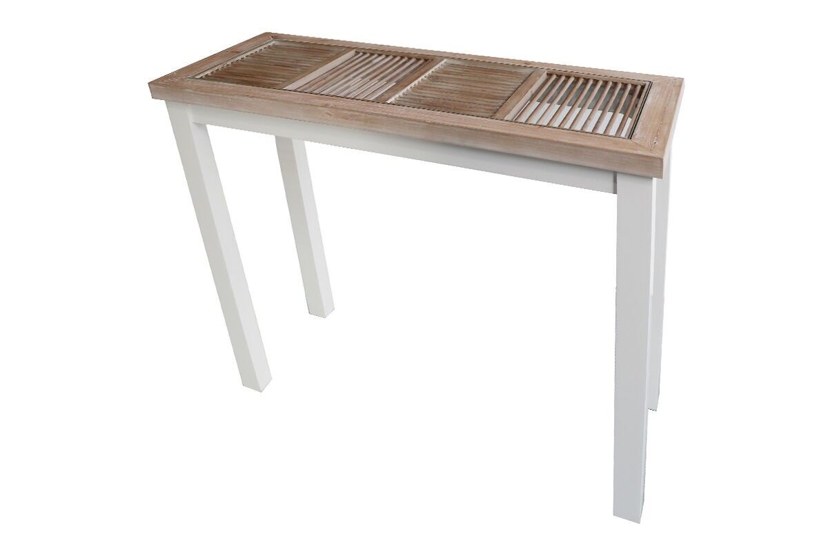 CONSOLE/BP4000 - KONSOLENHOLZSTANGEN/GLASPLATTE FARBEWEISS - HERKUNFT