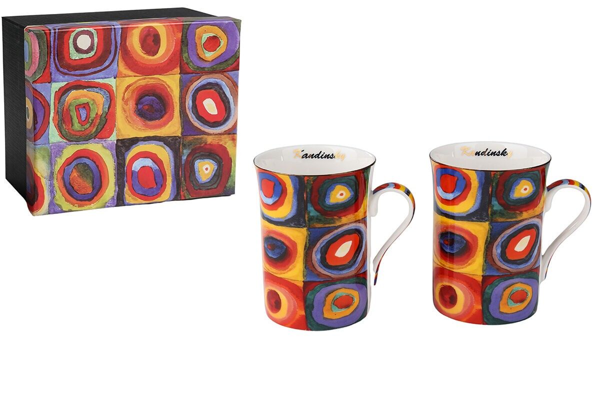 SET DI 2 TAZZE IN PORCELLANA 300 ML – KANDINSKY