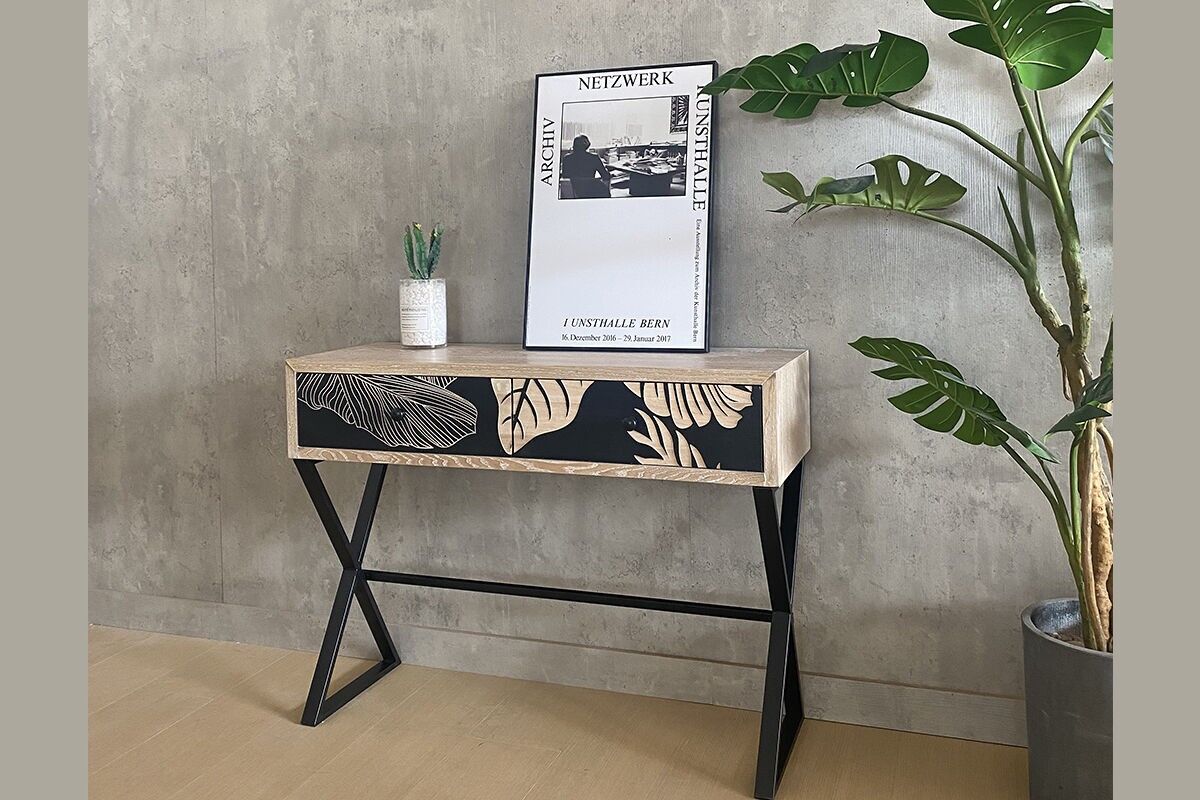 CONSOLE/BP5090 - CONSOLLE A 2 CASSETTI - OMBREGGIATA