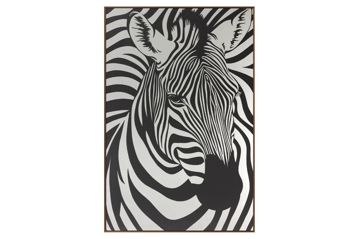 MI01062 - SPECCHIO DECORATIVO ZEBRA - BELLE ARTI