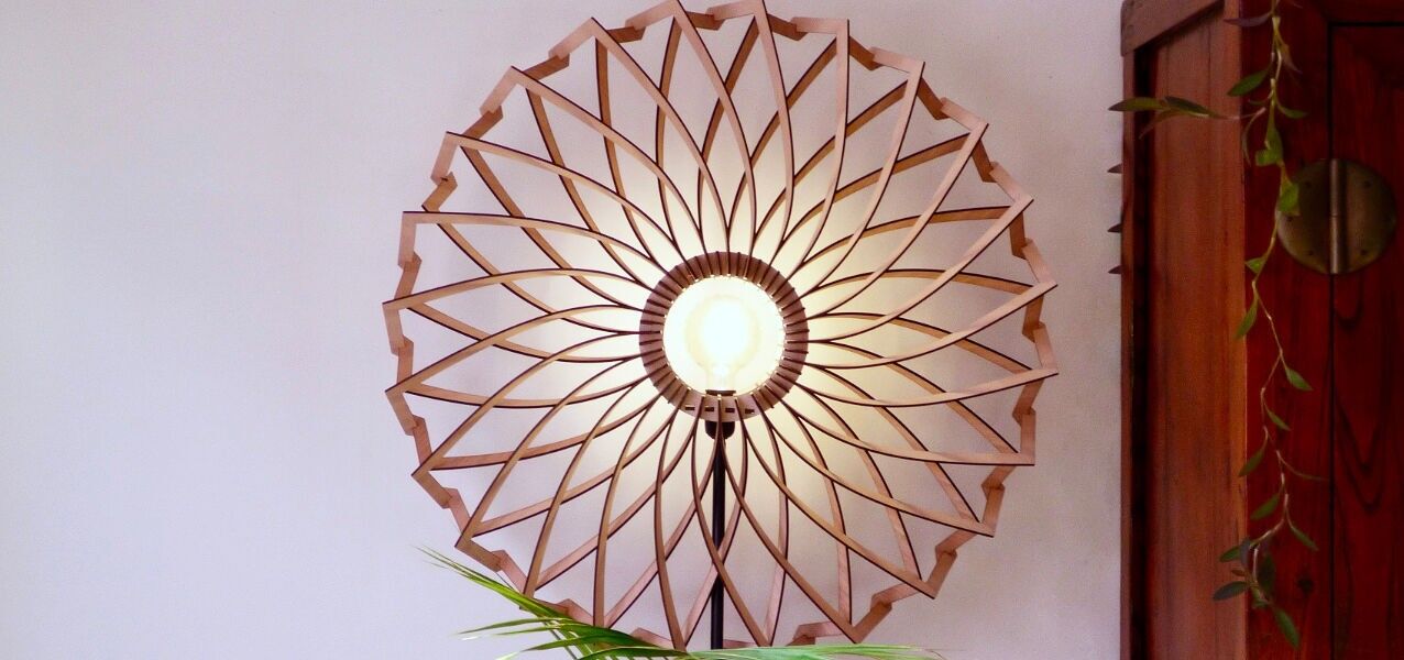 Stehlampe - Charlie die Pusteblume