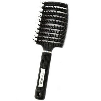 Anti tangle hair brush black