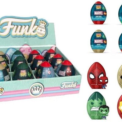 Œufs de Pâques de poche POP! Marvel, assortiment de 4 / 12