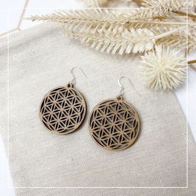 Earrings - Flower of Life