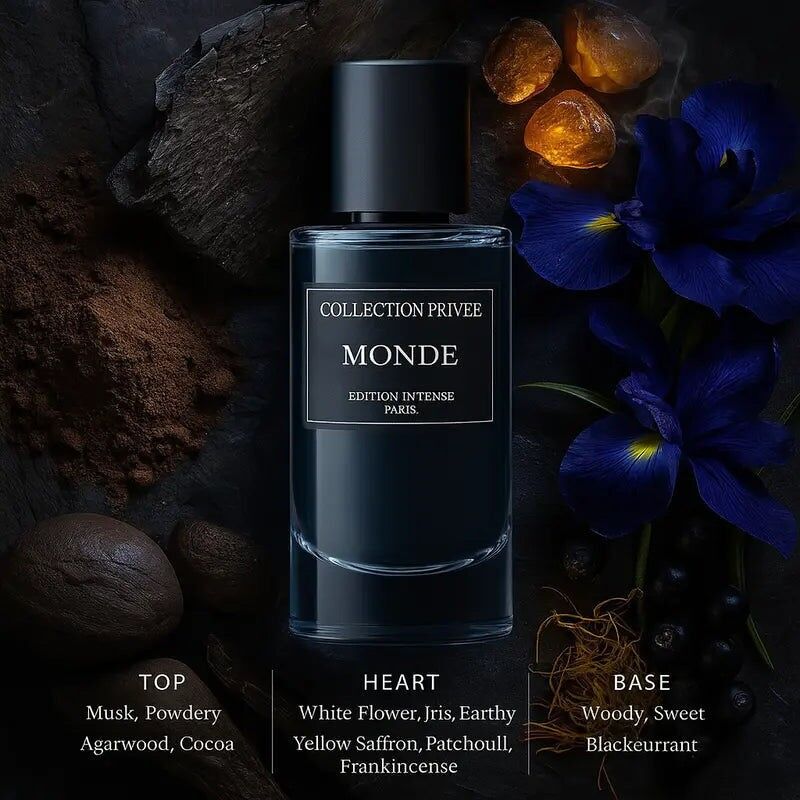 Eau de Parfum per uomo World 50 ml – Collezione privata Parigi | Profumo di Oud e Cacao