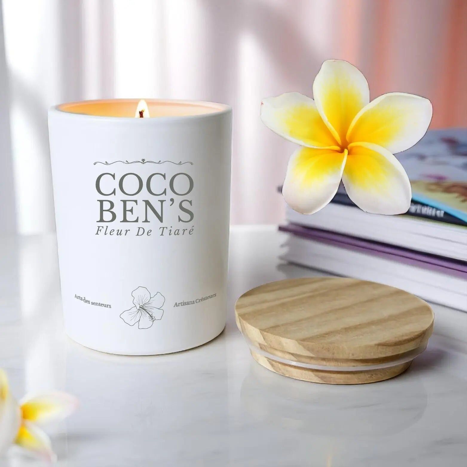Grasse scented candle - Tiare Flower - 200ml