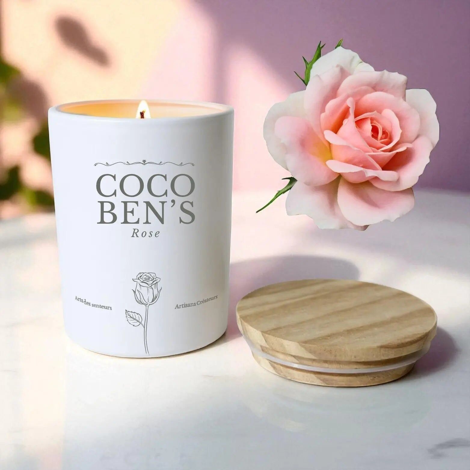 Grasse scented candle - Rose - 200ml