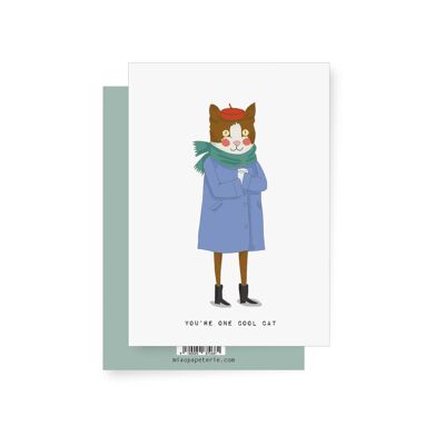 Gatto | Biglietto pieghevole