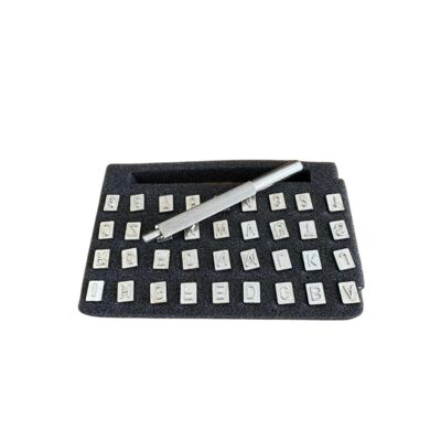 Ensemble de poinçons pour cuir SPORTGIFTZ 36 pièces 6 mm ?Tampons alphabétiques et numériques pour personnaliser vos créations en cuir
