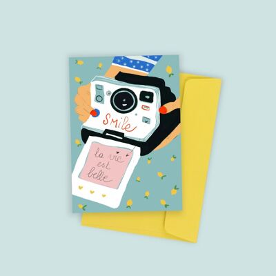 Carte postale Polaroïd