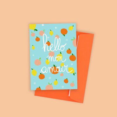 Hola mi postal de amor