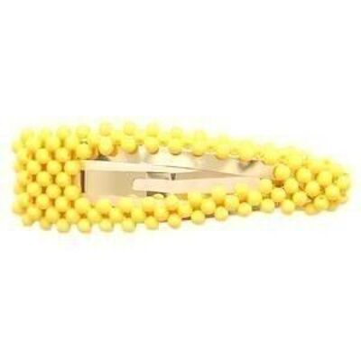 Statement hair clip bubble yellow