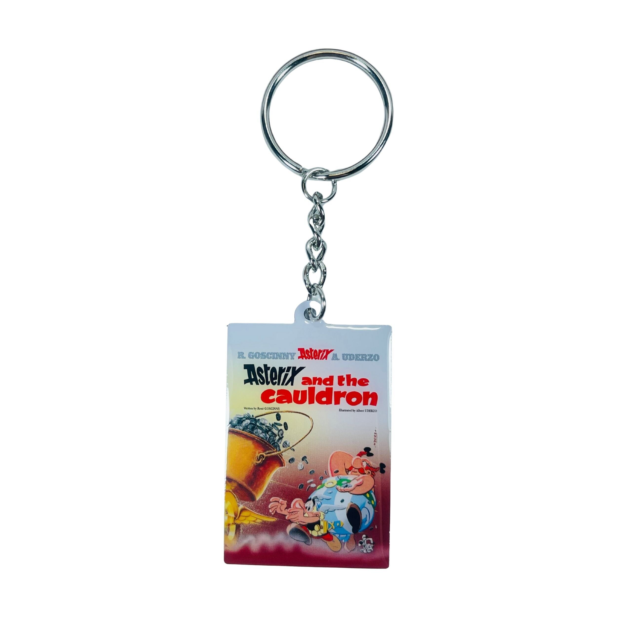 SCHLÜSSELANHÄNGER © 13 - Asterix und der Hexenkessel - Comic Cover - Englisch - A#693