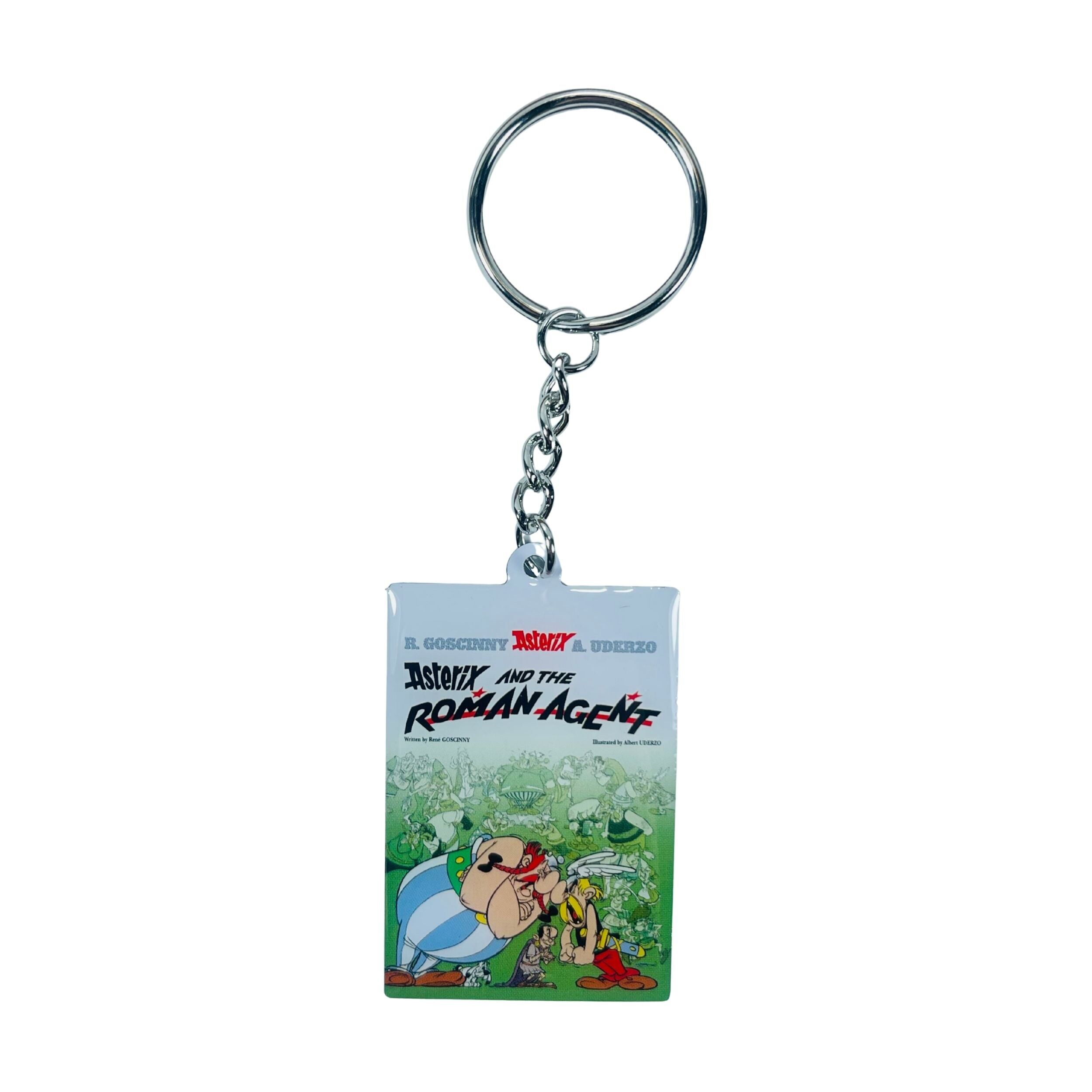 SCHLÜSSELANHÄNGER © 15 - Asterix und der römische Agent - Comic Cover - Englisch - A#695