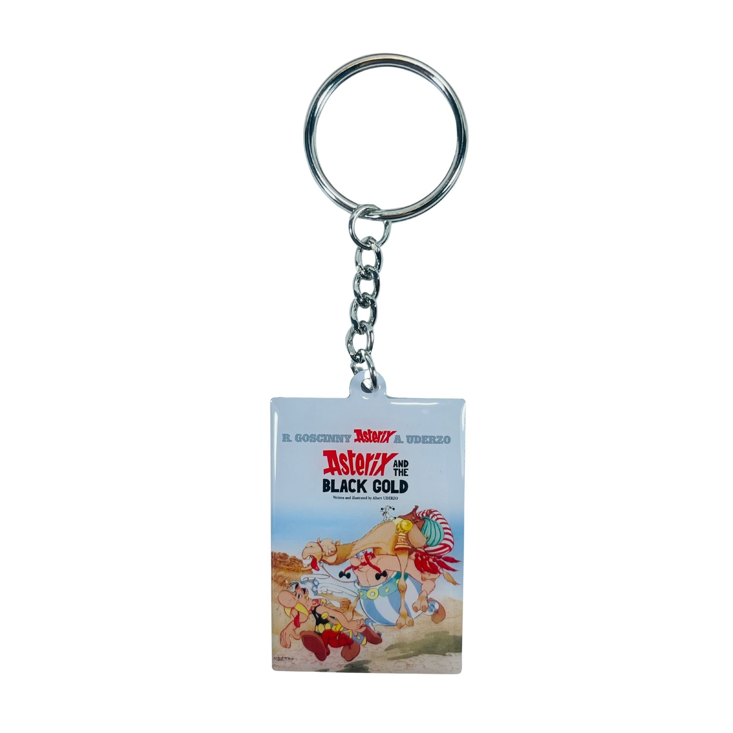 SCHLÜSSELANHÄNGER © 26 - Asterix und das schwarze Gold - Comic Cover - Englisch - A#706