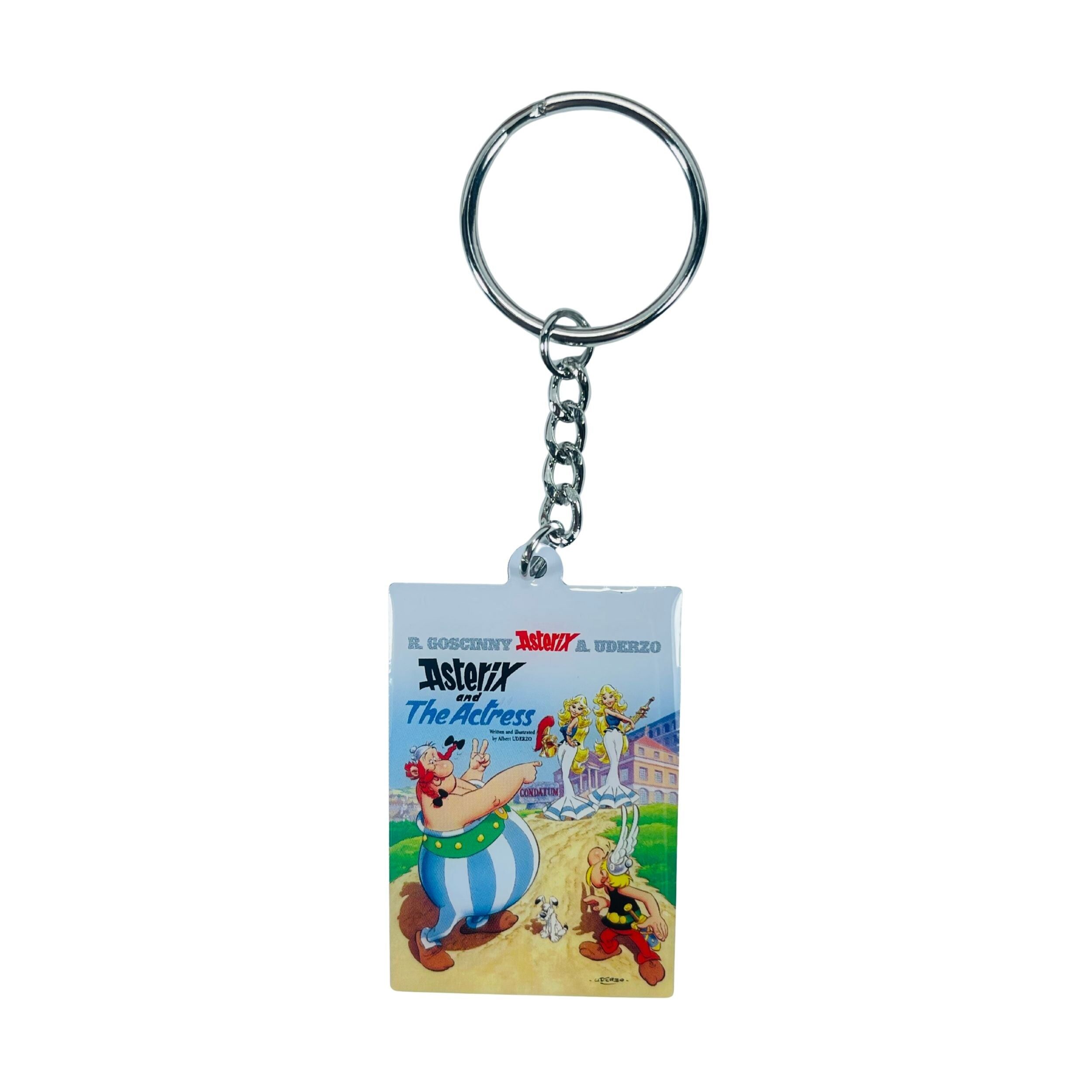 SCHLÜSSELANHÄNGER © 31 - Asterix und die Schauspielerin - Comic Cover - Englisch - A#711