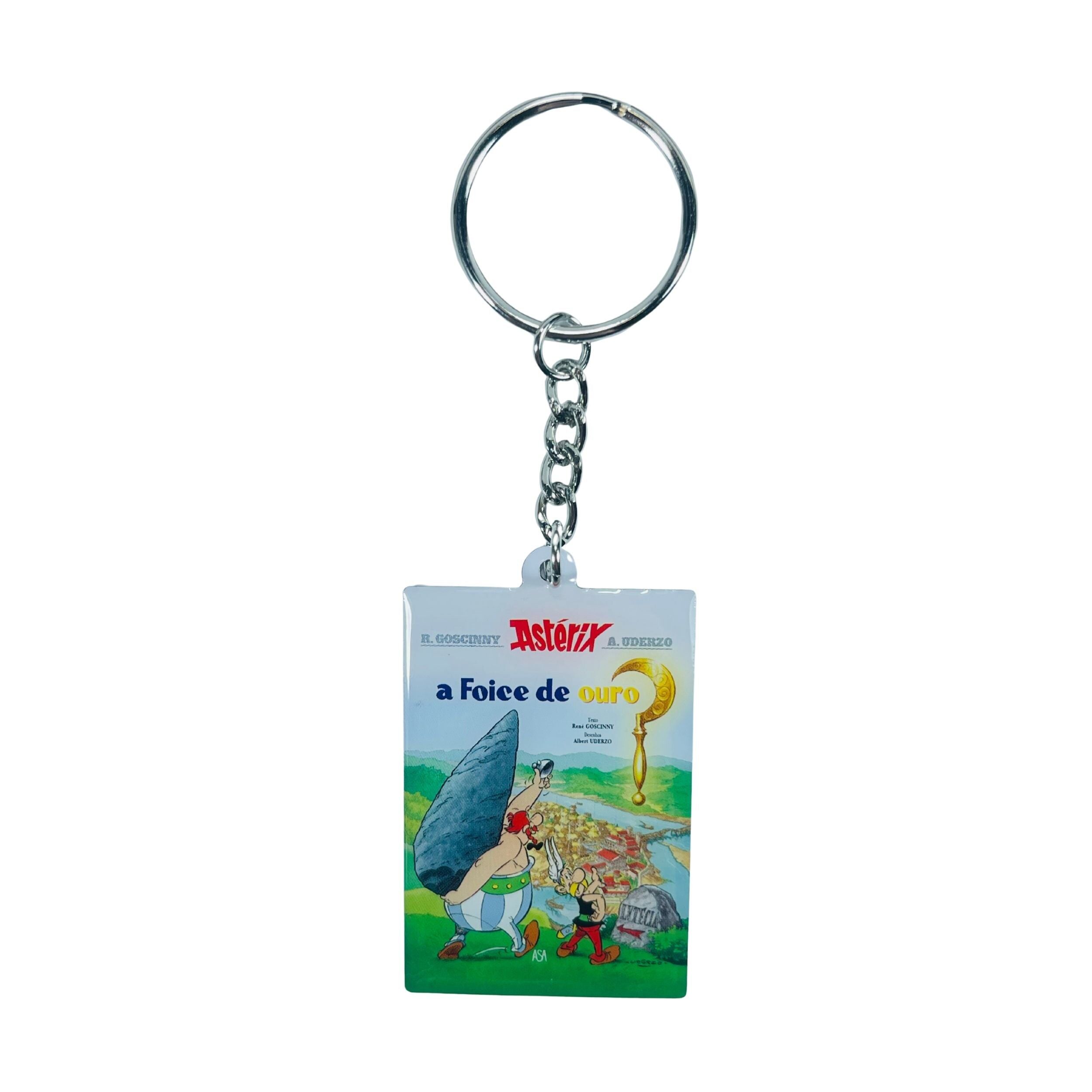 SCHLÜSSELANHÄNGER © 2 - Asterix - A Foice de Ouro - Comic-Cover - Portugiesisch - A#722