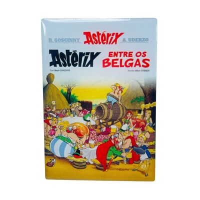 PIN © 24 - Asterix tra i belgi - Copertina del fumetto - Portoghese - A#544