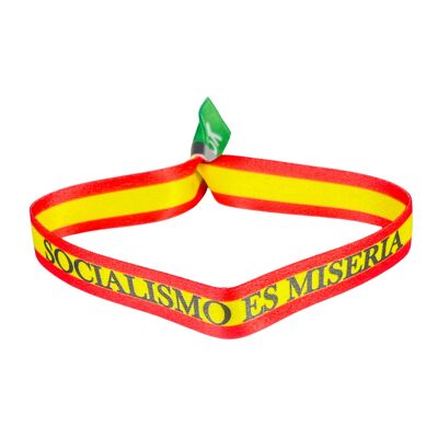 Bracelet - SOCIALISM IS MISERY - VOX - P2886
