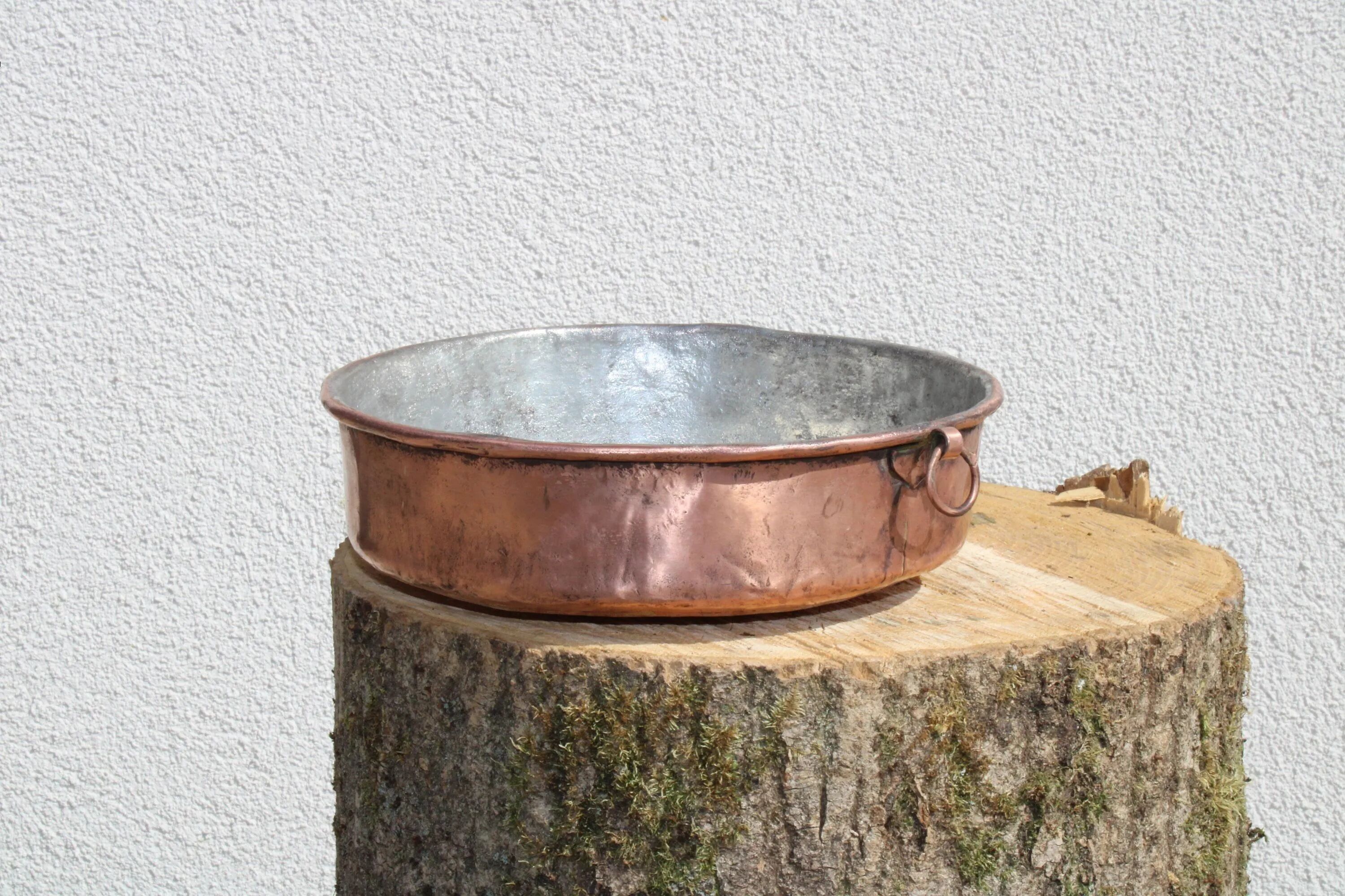 Teglia da forno in rame fatta a mano – pirofila da forno in rame - Pentola artigianale per cotture lente | Rame puro | Personalizzabile