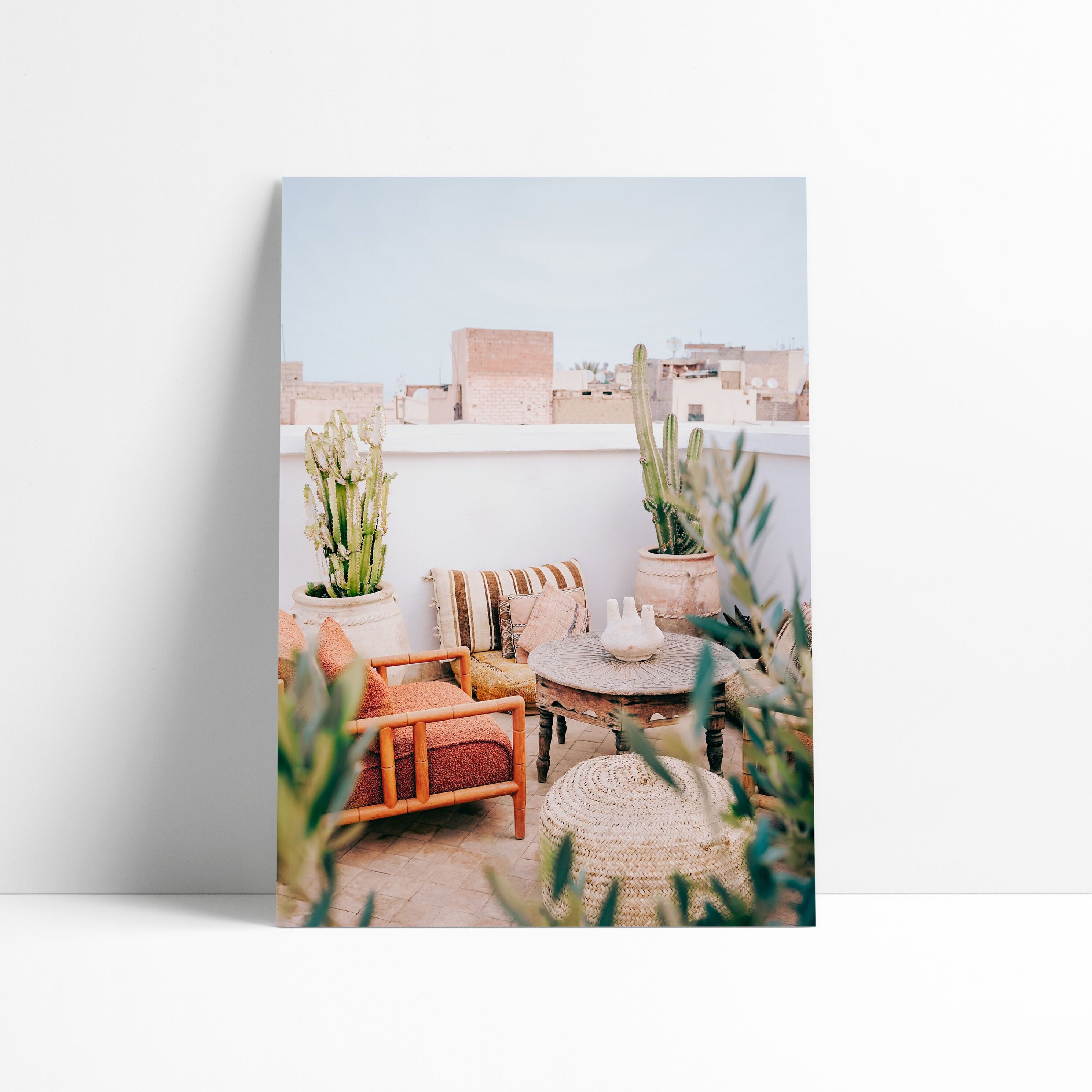 AFFICHE 30X40 CM - Secret Moroccan Rooftop