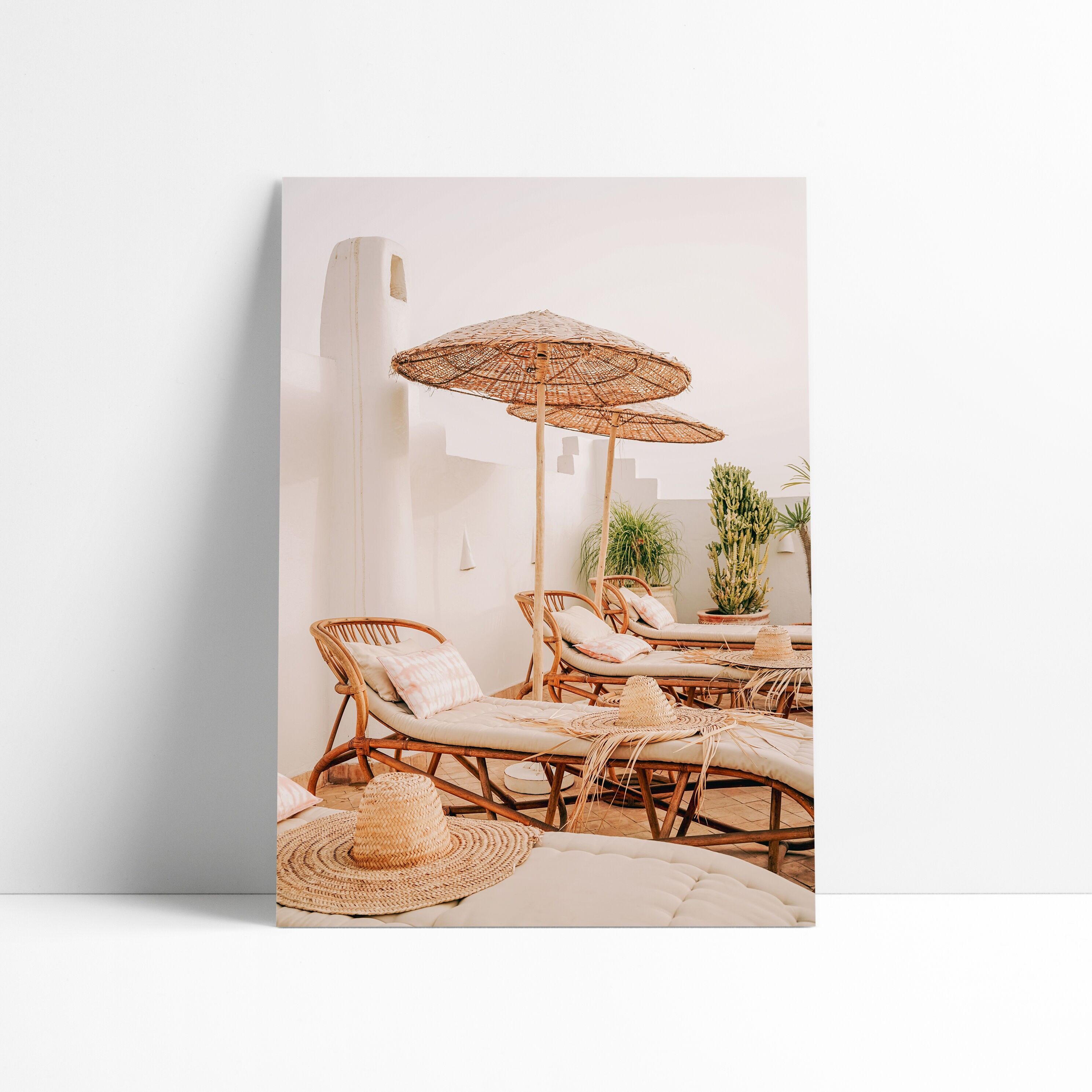 AFFICHE 30X40 CM - Moroccan Sunbathing