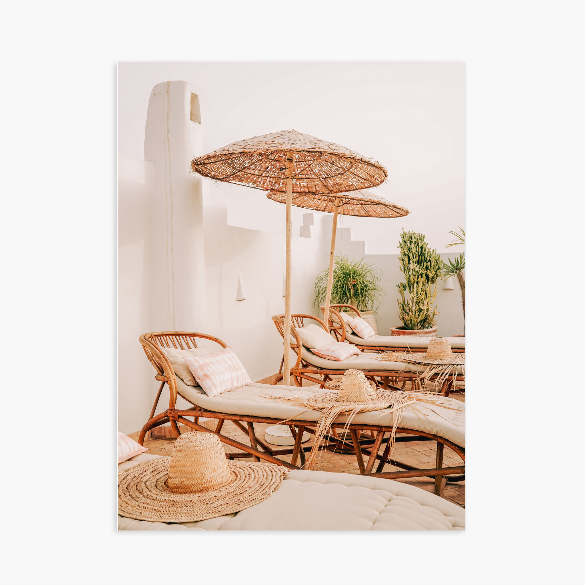 POSTER 30X40 CM - Marokkanisches Sonnenbaden