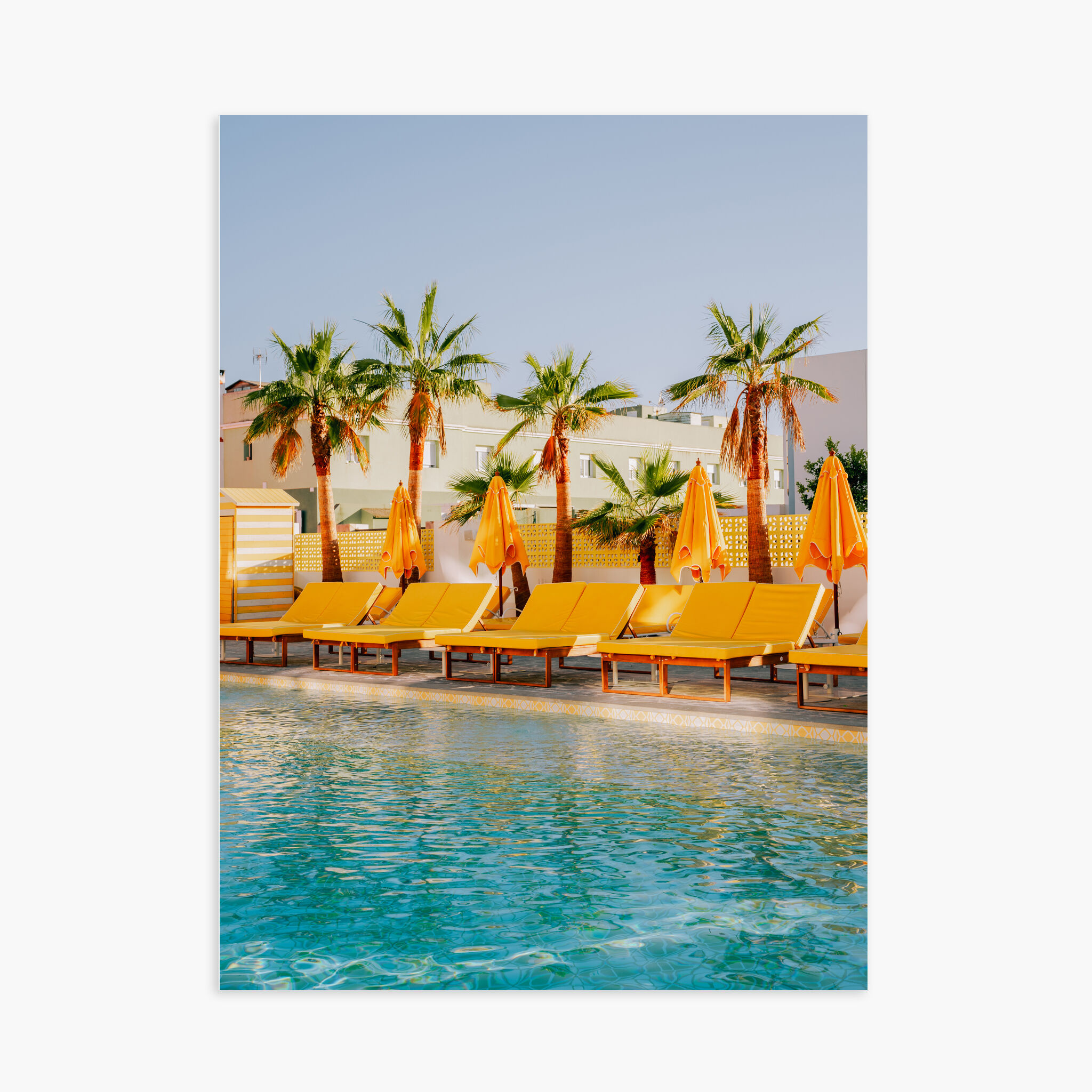 POSTER 30X40 CM - Gelbes Ibiza
