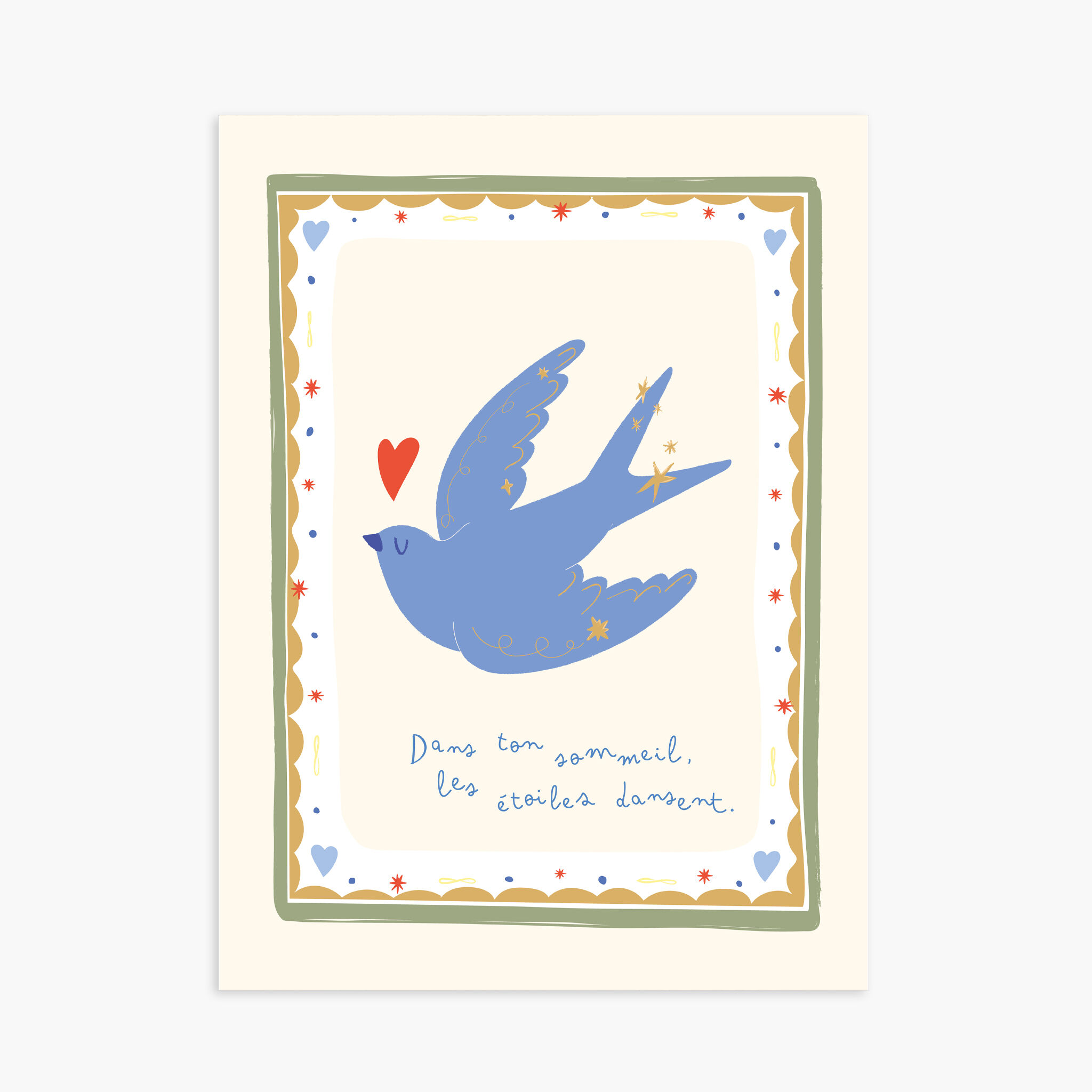 POSTER 18X25 CM - Die Taube