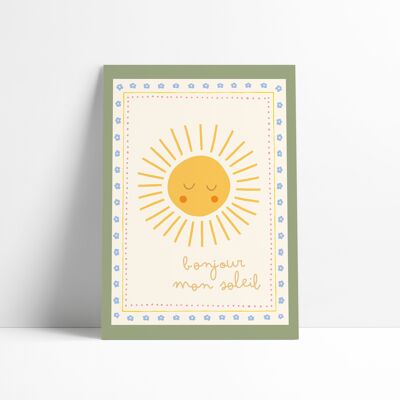 POSTER 18X25 CM - Hola mi sol
