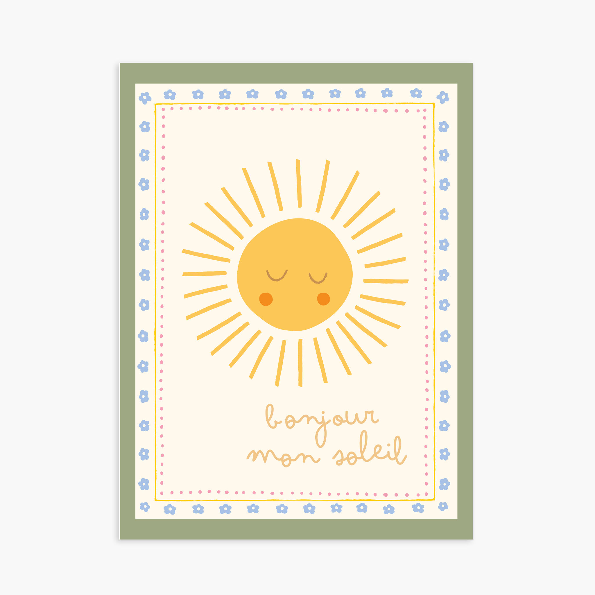 POSTER 18X25 CM - Hallo mein Sonnenschein