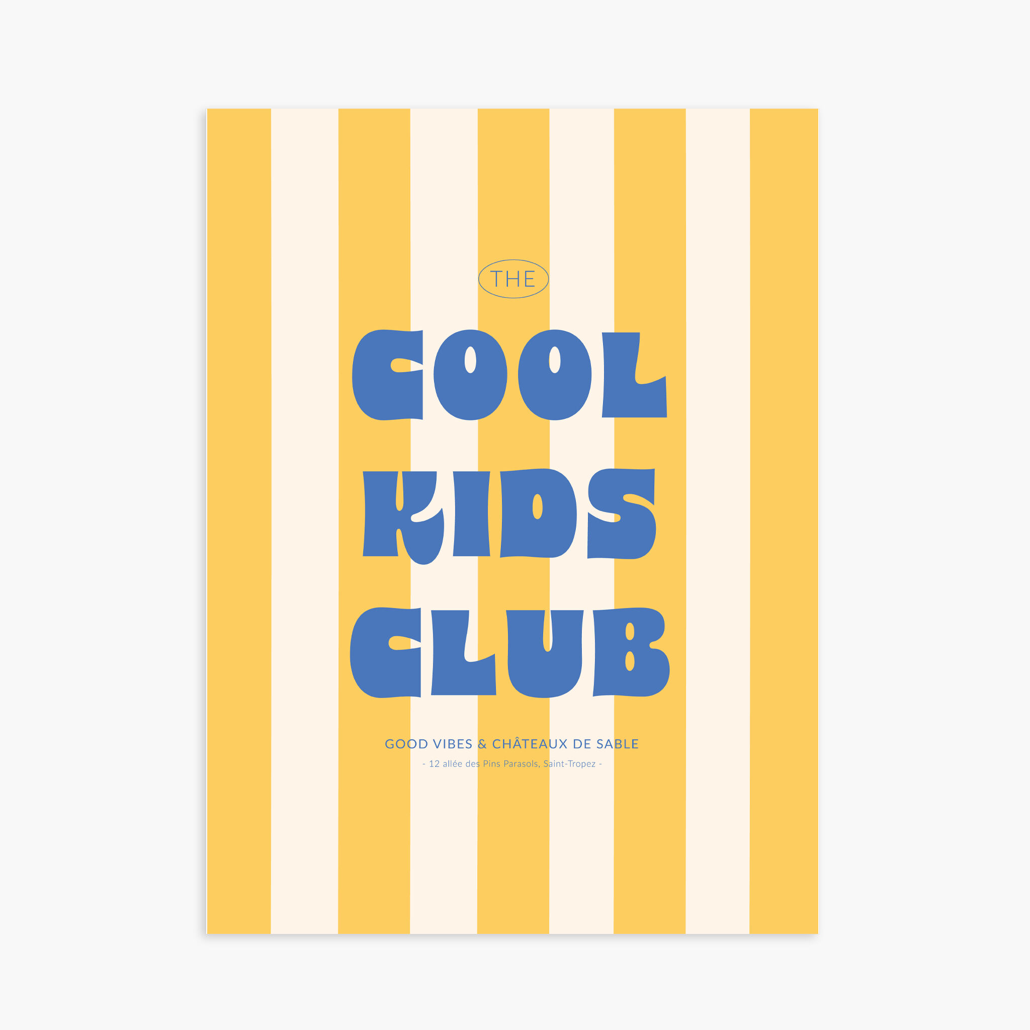 POSTER 18X25 CM - Cooler Kinderclub