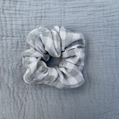 Chouchou de Table - Vichy vert de gris