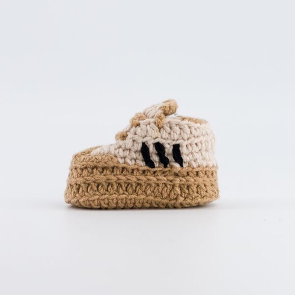 Baby Crochet Sneakers - Samba OG Cream