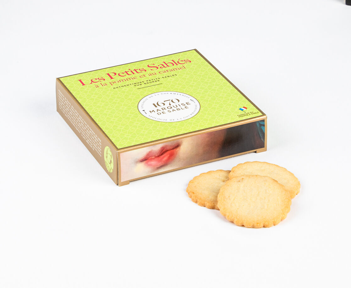 Karamell-Apfel-Shortbread-Kekse - 100-g-Karton