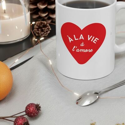 Love heart mug