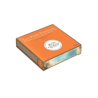 Galletas fondant de naranja y chocolate - Caja de cartón de 80g