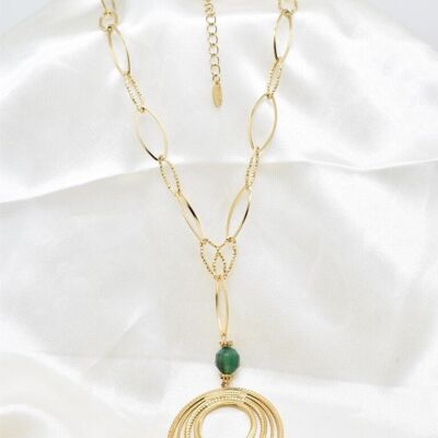 Collar de eslabones de acero inoxidable - BJ210271OR-VR