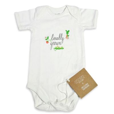 Baby onesie "Cultivado localmente"