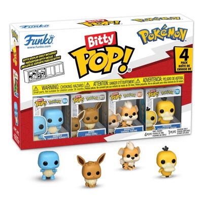 Funko 81135 - Bitty POP - Pokémon - Série 4 - Pack de 4