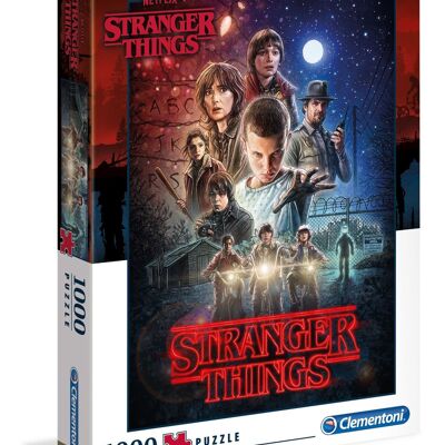 Clementoni 39542 - Stranger Things Netflix - Puzzle 1000 pièces
