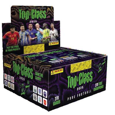 Collection de cartes à collectionner FIFA Top Class 2025 - BOÎTE FLOW PACK