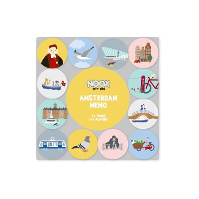 Juego de memo 'Amsterdam'