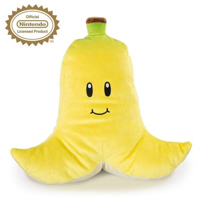 Peluche Nintendo - Mario Kart Banane - Oreiller en peluche (40 cm)