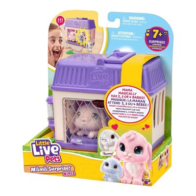Little Live Pets : Mini coffret de jeu Mama Surprise S4 - Lapin