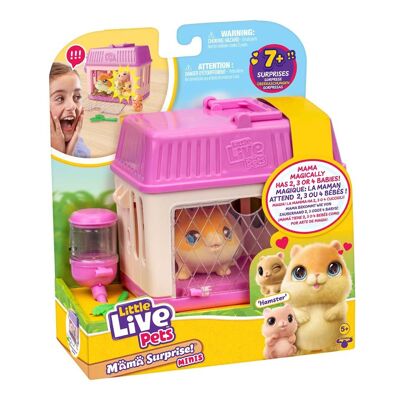 Little Live Pets : Coffret de jeu Mini Mama Surprise S4 - Hamster
