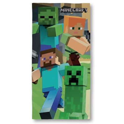 Minecraft - Serviette de bain 70 x 140 cm
